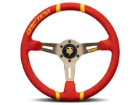 Volante Drifting - Microfibra Rossa - Momo - VDRIFT35MCRER